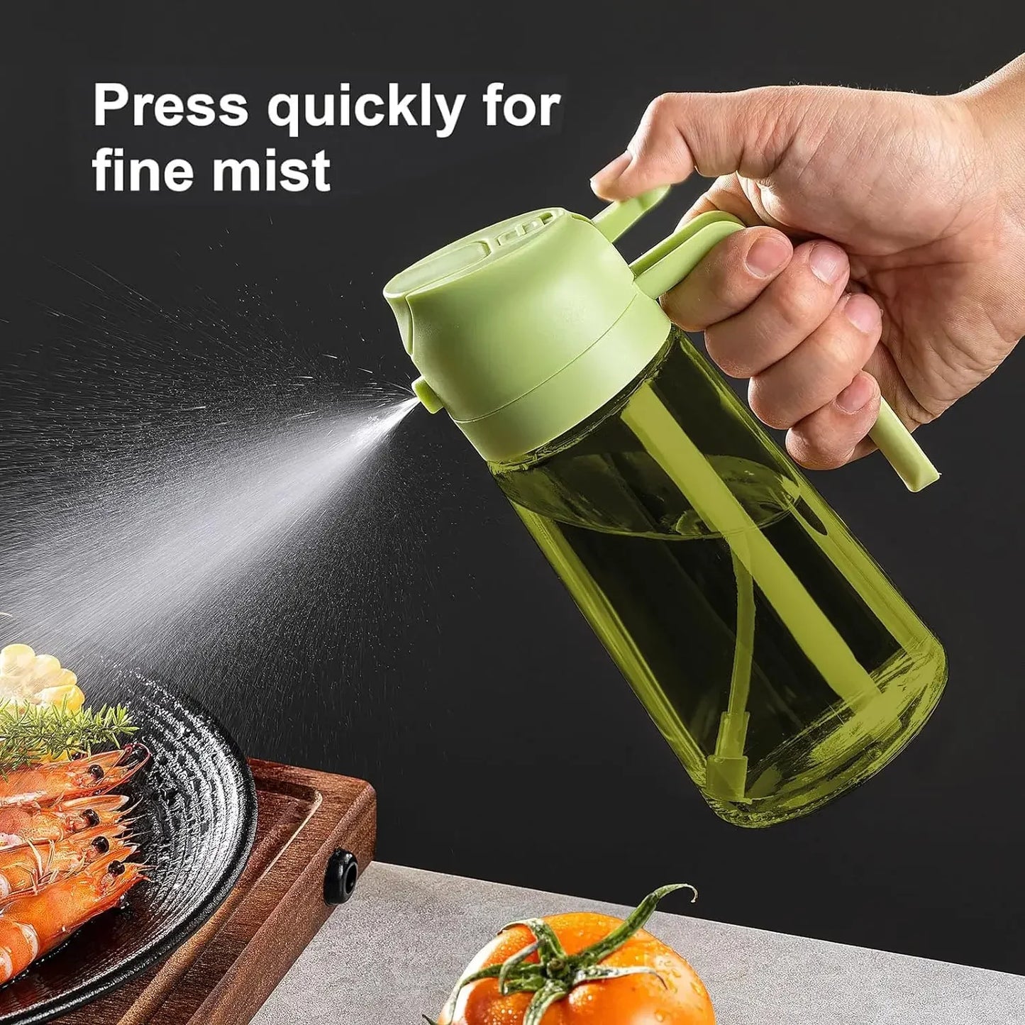 2 in 1 Dark Glass Oil Dispenser